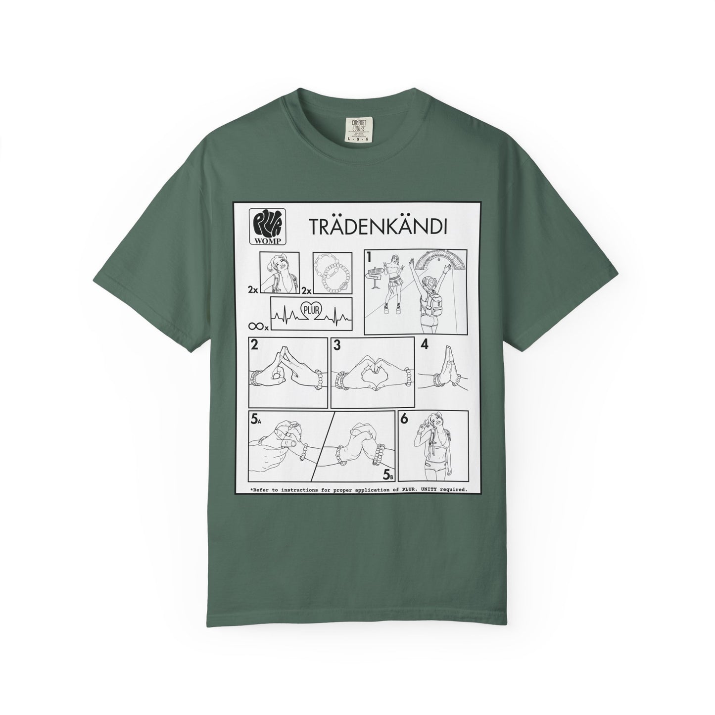 "PLUR Instructions" Tee
