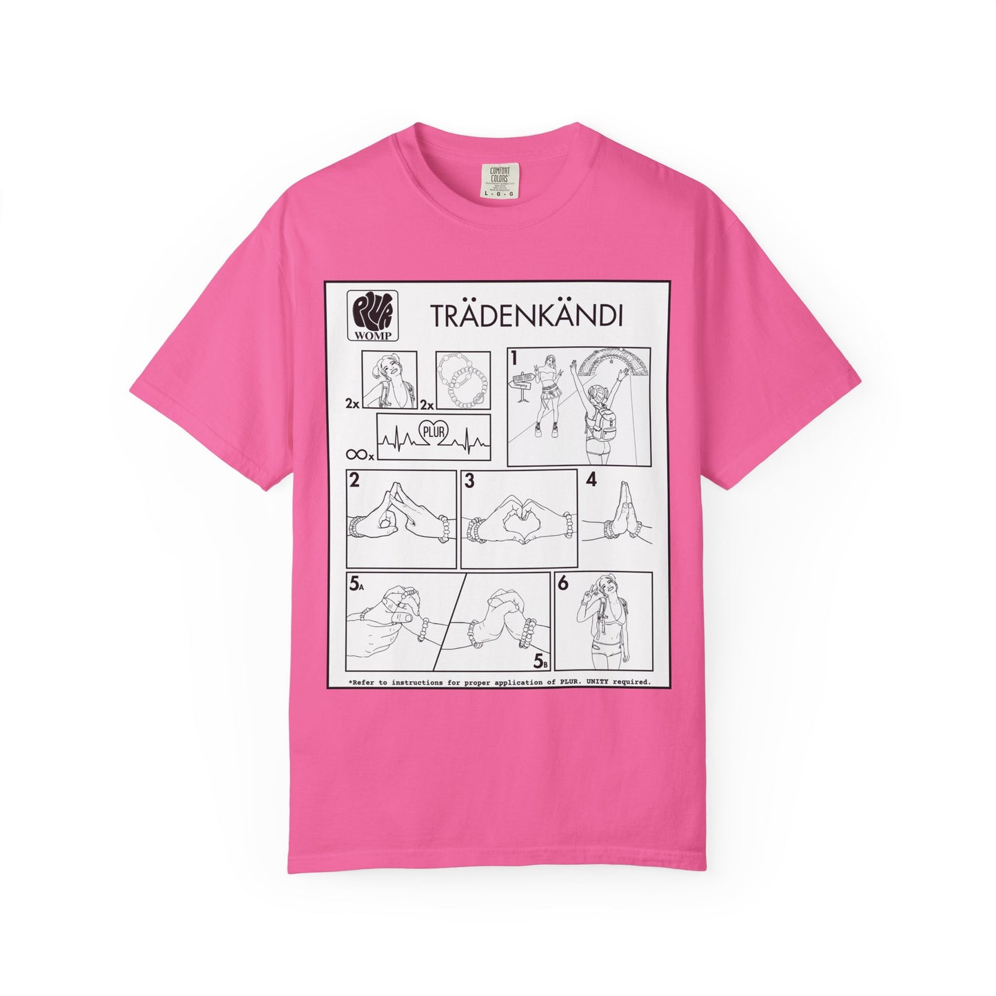"PLUR Instructions" Tee