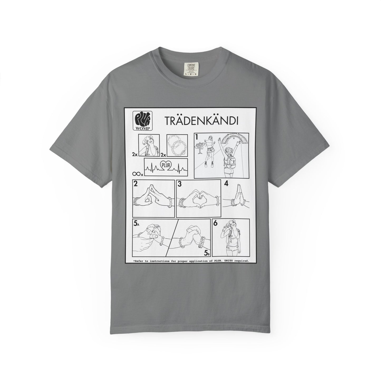 "PLUR Instructions" Tee