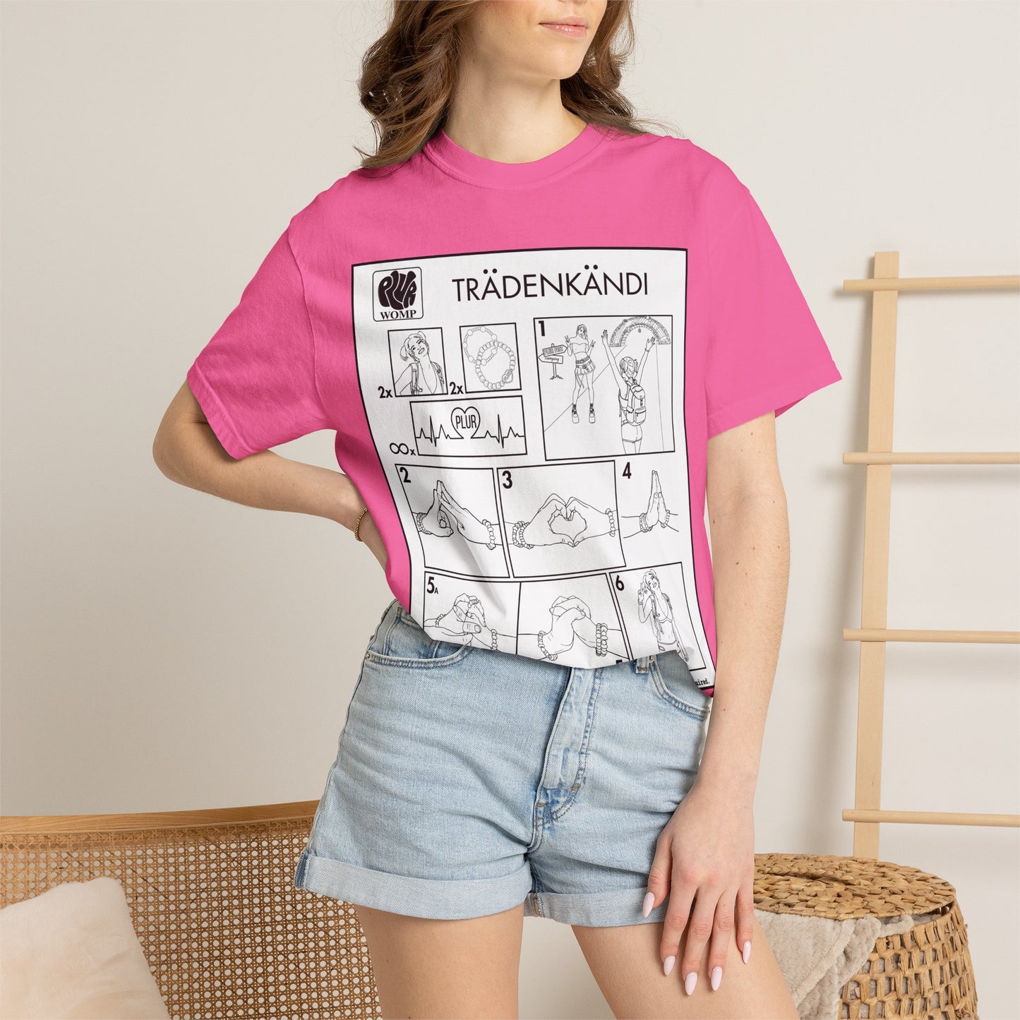 "PLUR Instructions" Tee