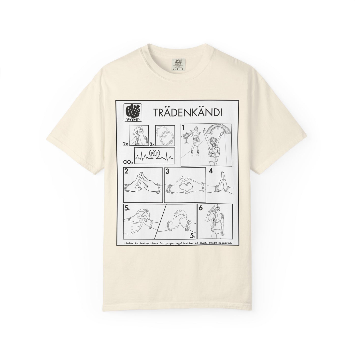 "PLUR Instructions" Tee